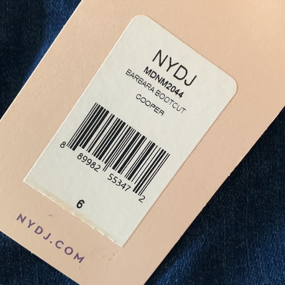 NYDJ Barbara Bootcut Jeans - 6/8 - Picture 4 of 6
